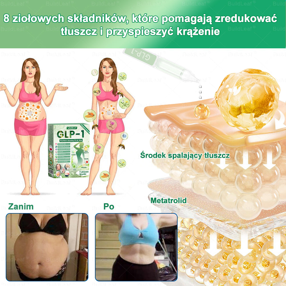 PL Oficjalny Sklep🥇 | BuildLeaf® GLP-1 8-in-1 Fit & Vital Soluzione Orale (Tylko raz dziennie, widoczne efekty już w 7 dni) ✅ Na otyłość, zdrowie sercowo-naczyniowe, cukrzycę, bezdech senny, zdrowie jelit, problemy stawowe i inne