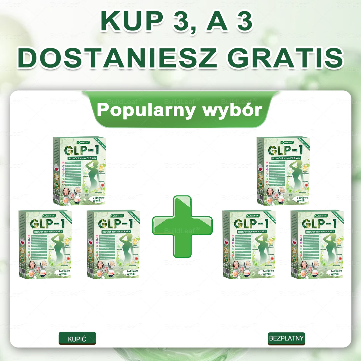 PL Oficjalny Sklep🥇 | BuildLeaf® GLP-1 8-in-1 Fit & Vital Soluzione Orale (Tylko raz dziennie, widoczne efekty już w 7 dni) ✅ Na otyłość, zdrowie sercowo-naczyniowe, cukrzycę, bezdech senny, zdrowie jelit, problemy stawowe i inne