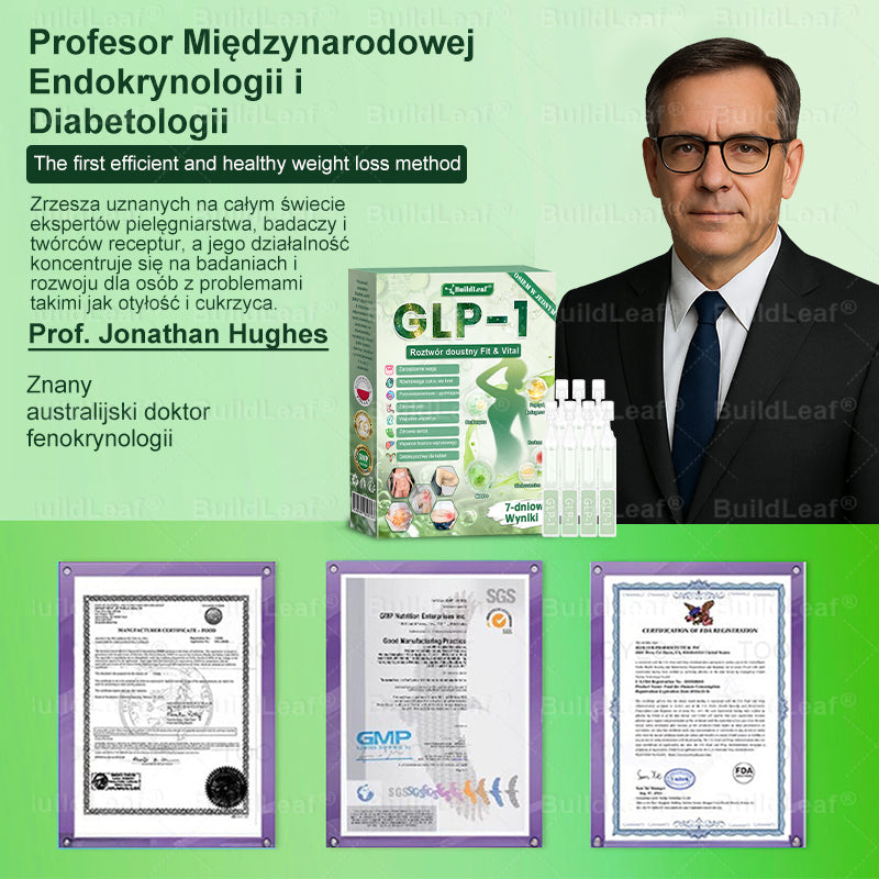 PL Oficjalny Sklep🥇 | BuildLeaf® GLP-1 8-in-1 Fit & Vital Soluzione Orale (Tylko raz dziennie, widoczne efekty już w 7 dni) ✅ Na otyłość, zdrowie sercowo-naczyniowe, cukrzycę, bezdech senny, zdrowie jelit, problemy stawowe i inne